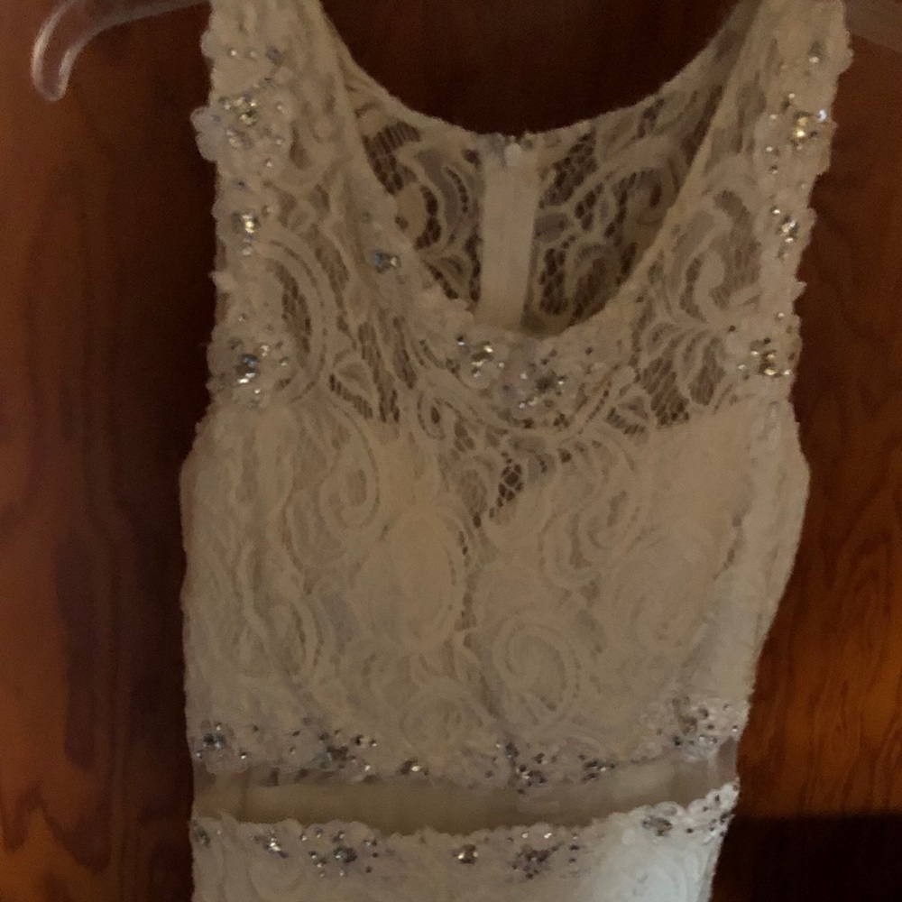 Beautiful long ivory dress